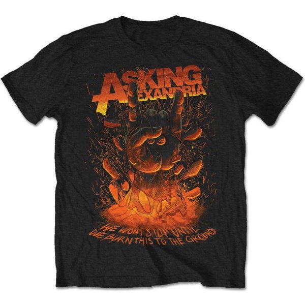 Asking Alexandria Unisex Tee: Metal Hand-image