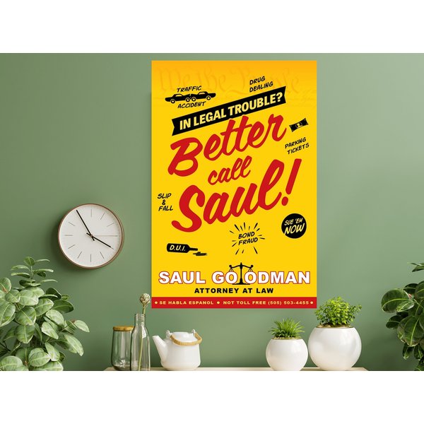 Better Call Saul Poster, Tv Series Art, Poster Art-image