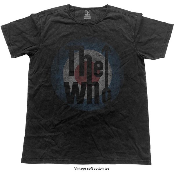 The Who Unisex Fashion Tee: Target (Vintage Finish)-image