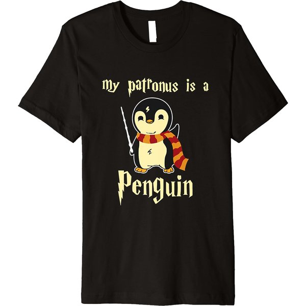 My Patronus Is A Penguin Hot T-Shirt Premium T-Shirt-image