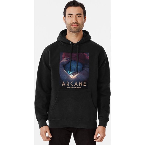 Arcane Fan Art Pullover Hoodie - For Arcane Lovers-image