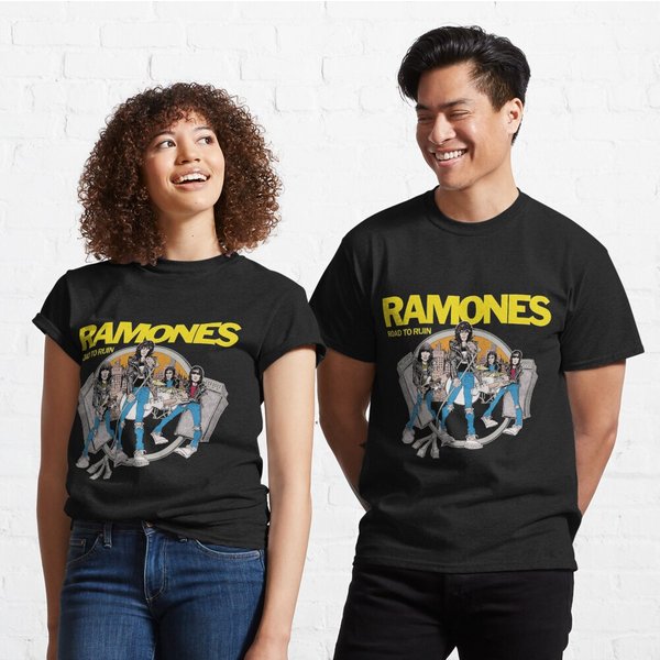 Ramones Roadto Ruin Hypebeast Rock Band T-Shirt-image