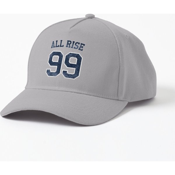 Aaron Judge - Baseball Art - All Rise - Nickname Jersey - Distressed Cap-image