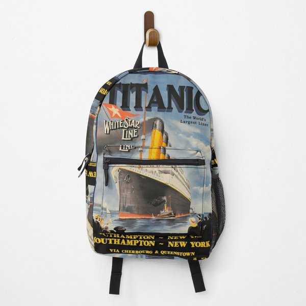 Titanic White Star Line Original Poster Backpack-image