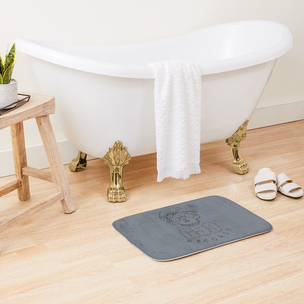 G59 Skull Logo Art Skull Bath Mat-image