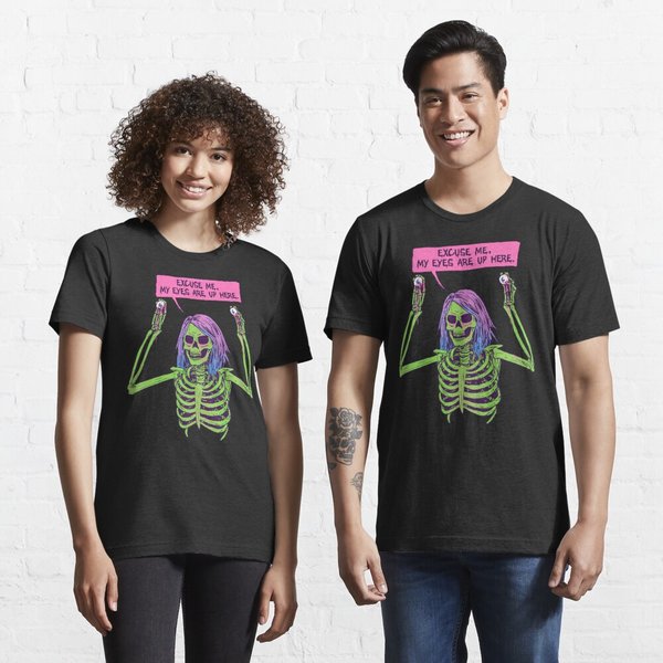 My Eyes Are Up Here T-Shirt-image