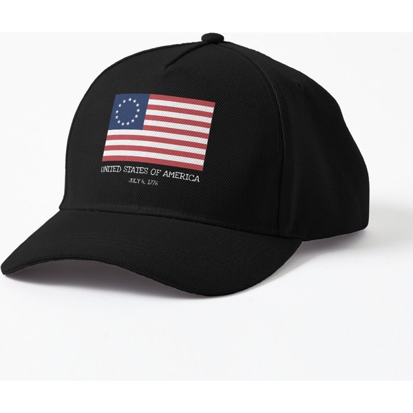 American Betsy Ross Flag Baseball Cap