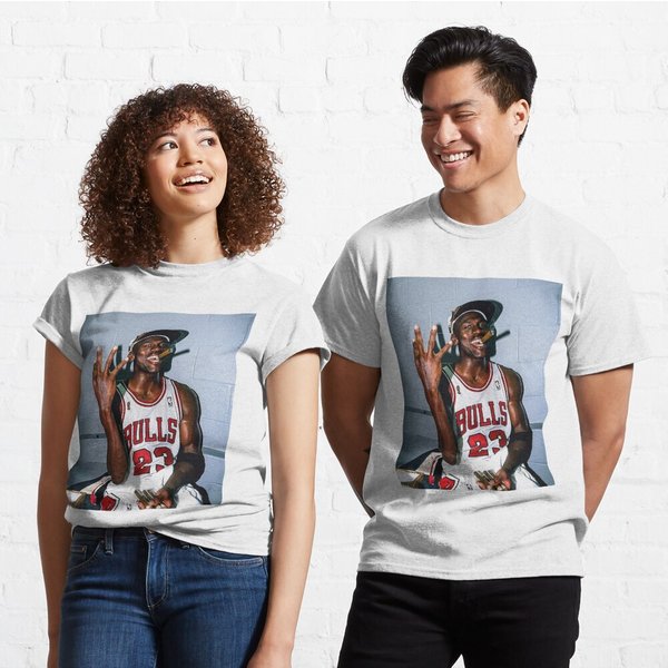Micheal Jordan Cigar T-Shirt-image