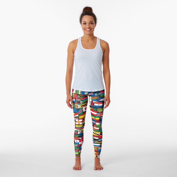 Flags Of All Countries Of The World Leggings-image