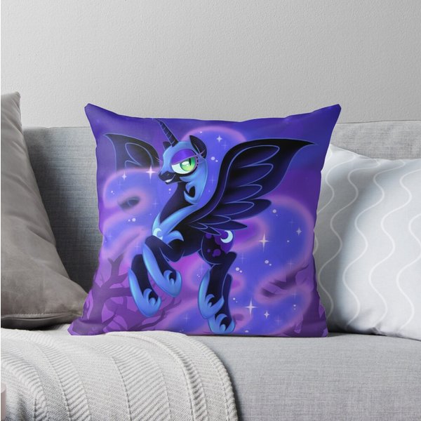 Nightmare Moon My Little Pony Throw Pillow-image