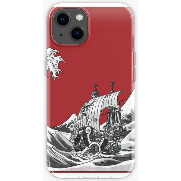Red The Great Wave Iphone Case-image