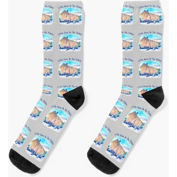 Little House On The Prairie Home Socks-image