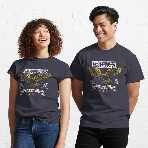 3 Doors Band Lover Down Tour Classic T-Shirt-image