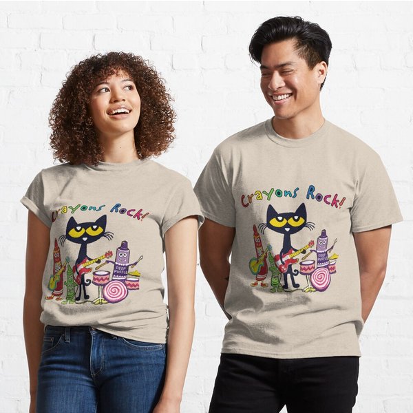 Crayons Rock ! Pete The Cat T-Shirt-image