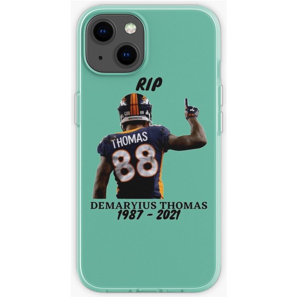 Demaryius Thomas Football Player, Rip Demaryius Thomas Iphone Case