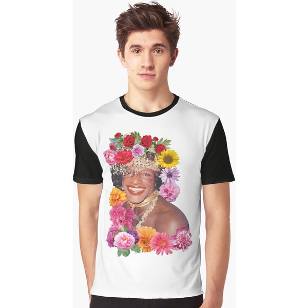Floraison Marsha P. Johnson T-Shirt Graphique-image