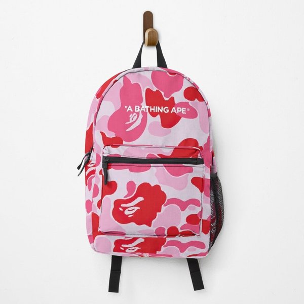 Bape Abc Camo Pink Backpack-image