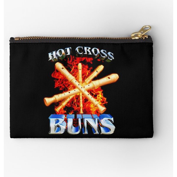 Hot Cross Buns Zipper Pouch