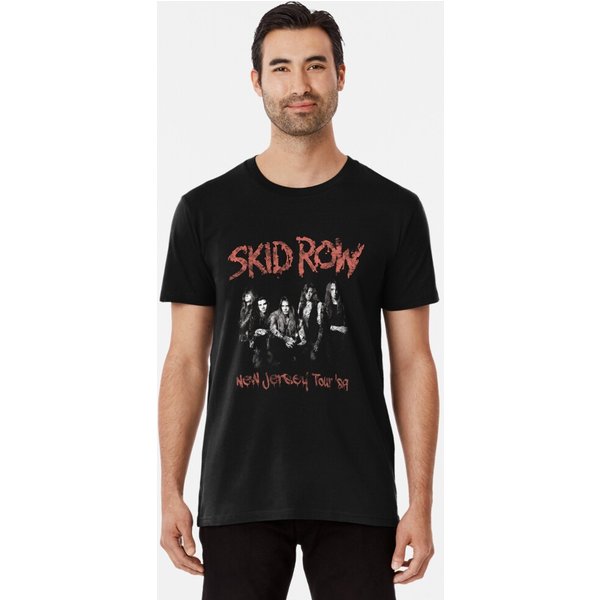 Rock N Roll Hard Rock Sleaze Heavy Metal Skid Row Tour 89 T-Shirt-image