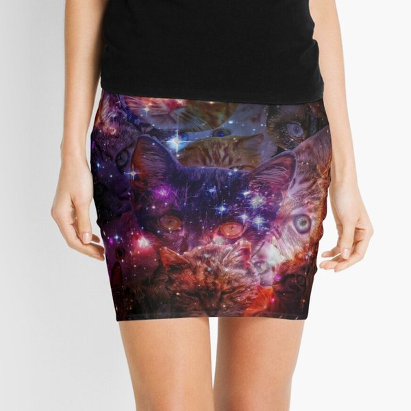 Kitty Galaxy Mini Skirt
