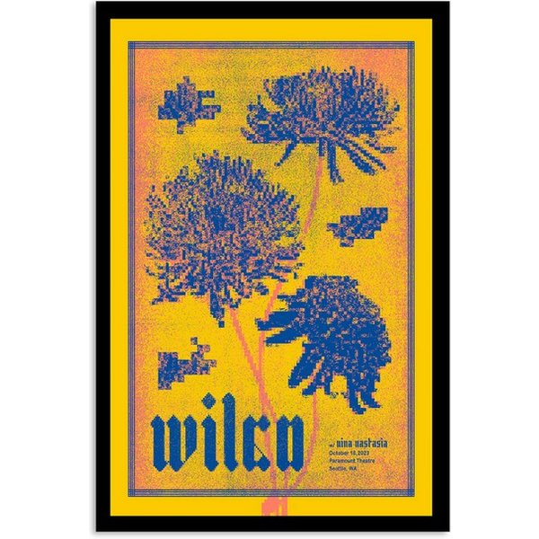 Wilco Tour Seattle Paramount Theatre Wa October 18 ,2023 Poster-image