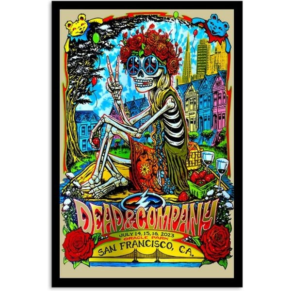 Dead & Company July 14, 15 & 16, 2023 Oracle Park San Francisco, Ca Poster-image
