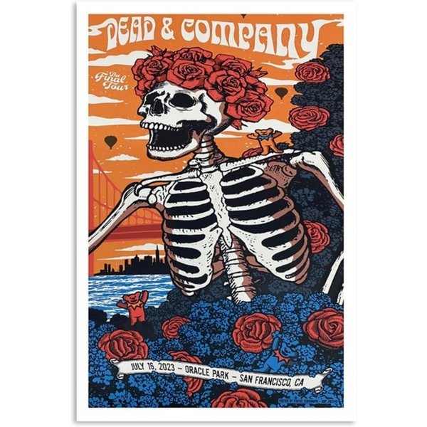 Dead & Company July 16, 2023 Oracle Park San Francisco, Ca Poster-image
