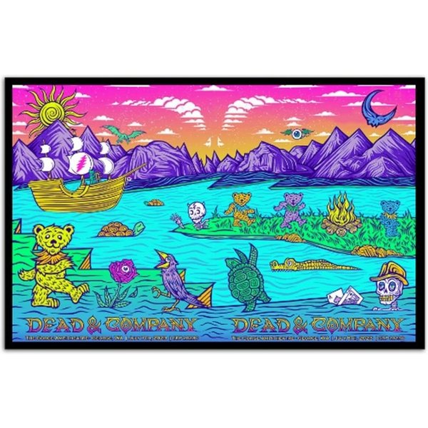Dead & Company Poster Gorge Amphitheatre, George, Wa Final Tour 2023-image