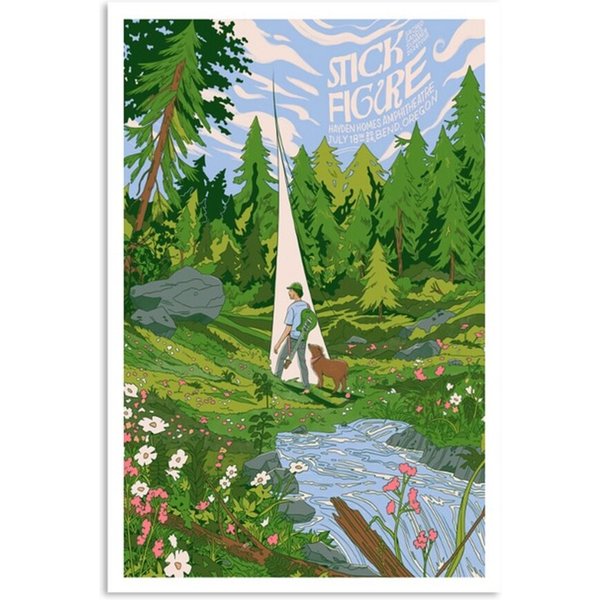 Stick Figure July 18 2024 Hayden Homes Amphitheater Bend Or Poster-image