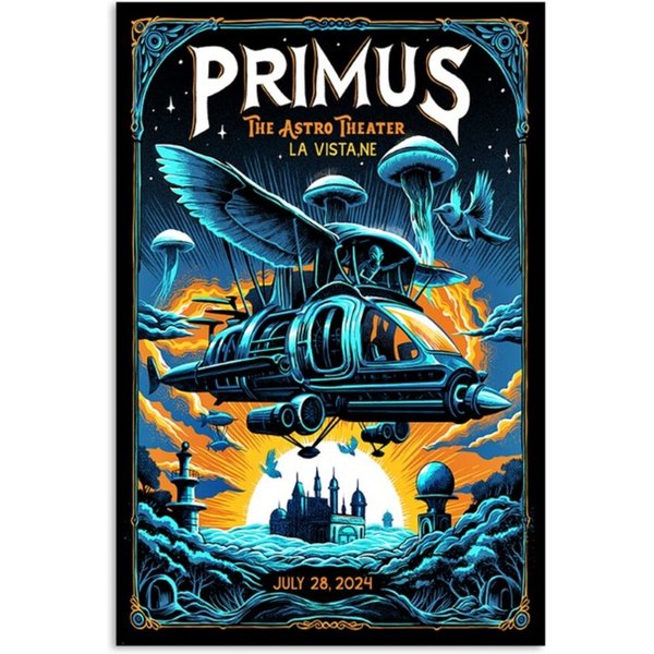 Primus Jul 28 2024 The Astro Amphitheater In La Vista Ne Poster-image
