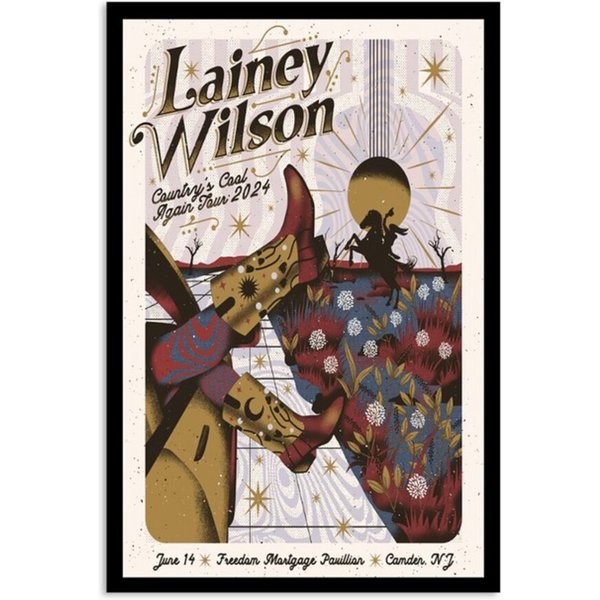 Lainey Wilson June 14 2024 Freedom Mortgage Pavilion Camden Nj Poster-image