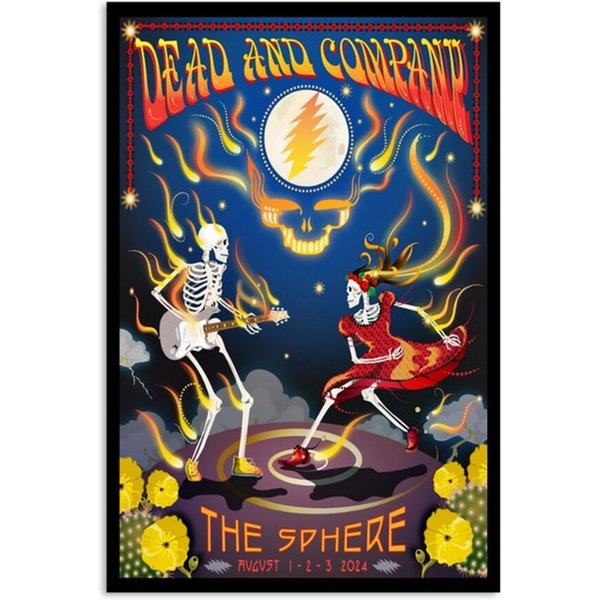 Dead And Company Show At The Sphere On Aug 1-3 2024 Poster-image