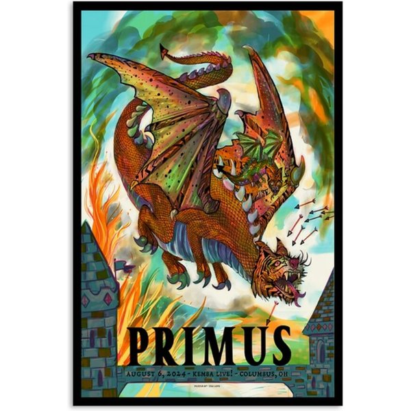 Primus Aug 6 2024 Kemba Live! Columbus Oh Poster-image