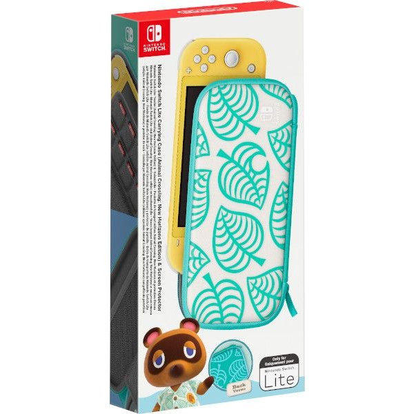 Funda + Protector LCD Nintendo Switch Lite Edición Animal Crossing: New Horizons