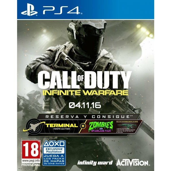 Call of Duty Infinite Warfare + Mapa Extra y Pack Zombies