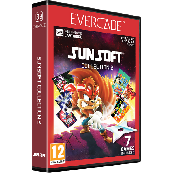 Cartucho Evercade Sunsoft Collection 2