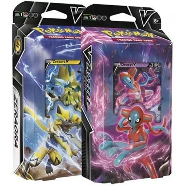 Caja de Colección Pokemon TCG 8 Barajas Zeraora Deoxys