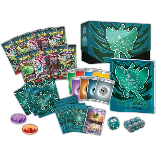 Pokemon TCG Escarlata y Purpura Mascarada Crepuscular Caja Elite de Entrenador (Importacion UK)