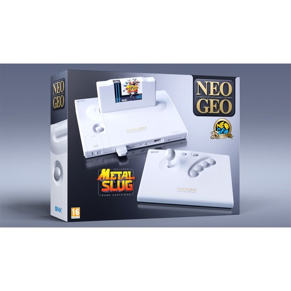 Consola NEOGEO AES+ White Anniversary Edition + Metal Slug