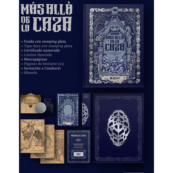Libro Más allá de la caza Dioses, Sangre y Bestias en Bloodborne Edición Cainhurst