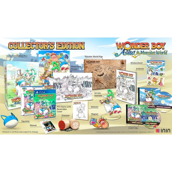 Wonder Boy Asha in Monster World Collectors Edition Strictly Limited Games (Importacion)