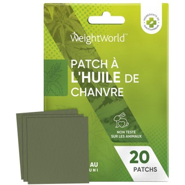 Patchs de Chanvre - Stimulent le système immunitaire - 20 patchs