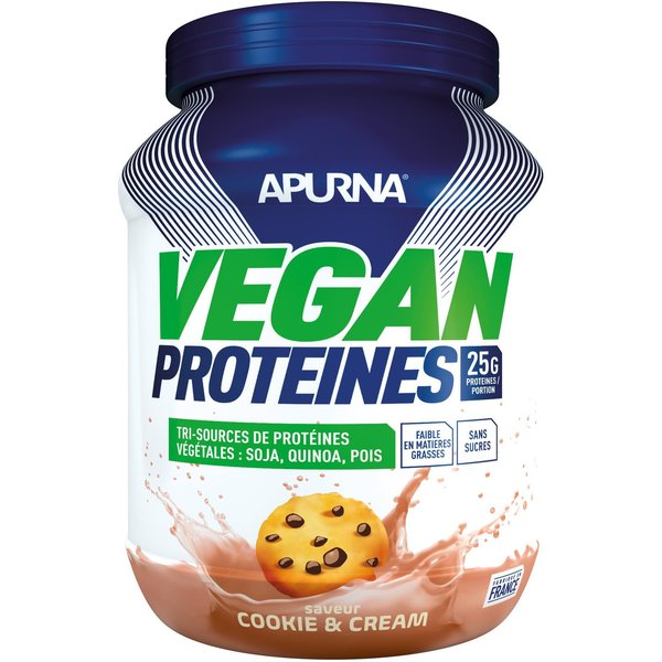 Vegane Protein Apurna Cookie And Cream 600G-image