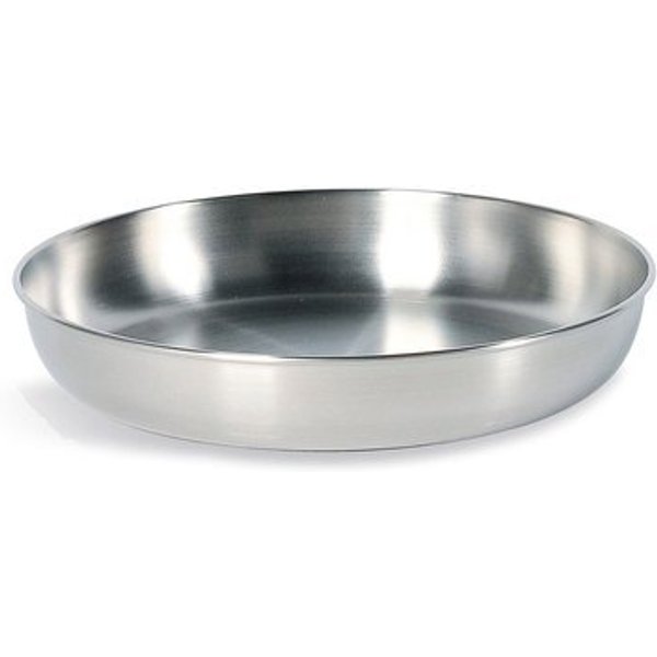 Plato plano de picnic de acero inoxidable Tatonka