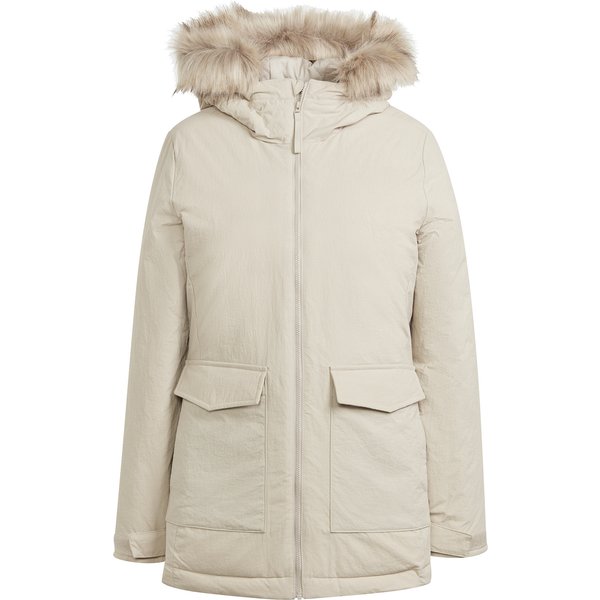 Damen-Parka mit Kapuze und Pelz adidas