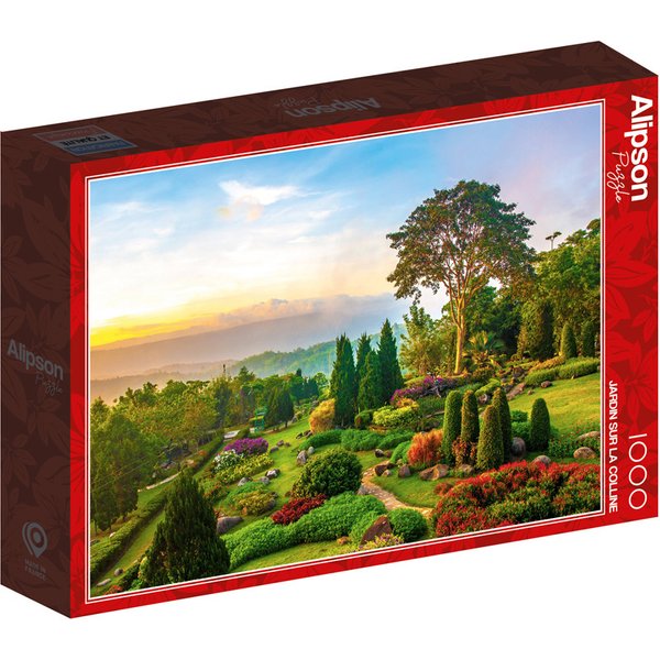 Puzzle De 1000 PièCes Alipson Puzzle Jardin Sur Colline-image