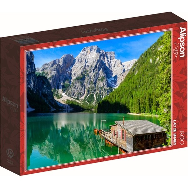 Puzzle De 1500 Alipson Puzzle Lac De Braies-image