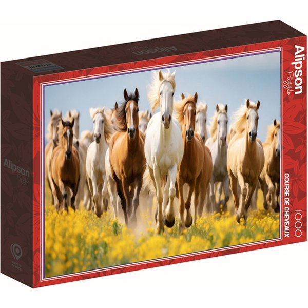 Puzzle De 1000 PièCes Alipson Puzzle Course De Chevaux-image