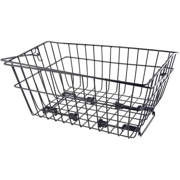 Panier ArrièRe Acier Fil Avec Anse Fixation Etau Sur Porte Bagage Sélection CGN-image