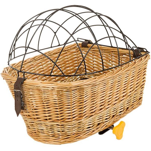 Panier ArrièRe Osier Fixation Etau Porte Bagage Avant Grille Protection Sélection CGN Animaux-image